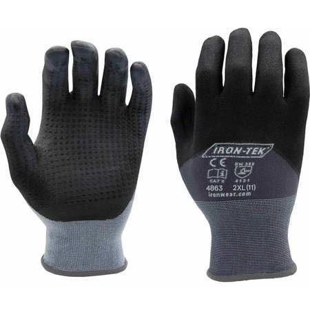 IRONWEAR Strong Grip Cut Resistant Glove A4 | High Dexterity & Sensitivity | Breathable Coating PR 4863-2XL